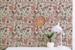 Vintage Flower Art Wallpaper Peel and Stick - Image 3