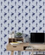 Blue Cowboy Rodeo Western Wallpaper - Image 5