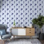 Blue Cowboy Rodeo Western Wallpaper - Image 2