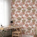 Boho Floral Pattern Peel and Stick Wallpaper - Image 2
