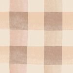 Boho Beige Checkered Wallpaper - Modern Farmhouse Decor - Image 2
