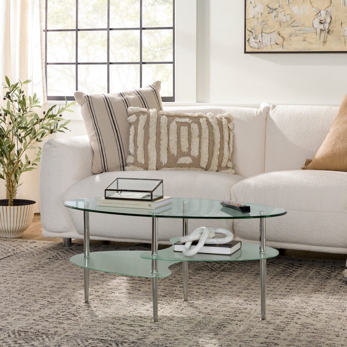 Wave 38" Coffee Table - Image 1