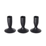 3.5" Iron Candleholders in Black