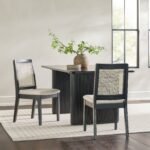 Catalina Solid Wood Dining Chair with Rattan Inset Back, Set of 2 - Image 7