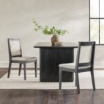 Catalina Solid Wood Dining Chair with Rattan Inset Back, Set of 2 - Image 8