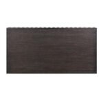 Walnut/Gold Textured Front Panels Coffee Table with Concealed Drawers - Image 8