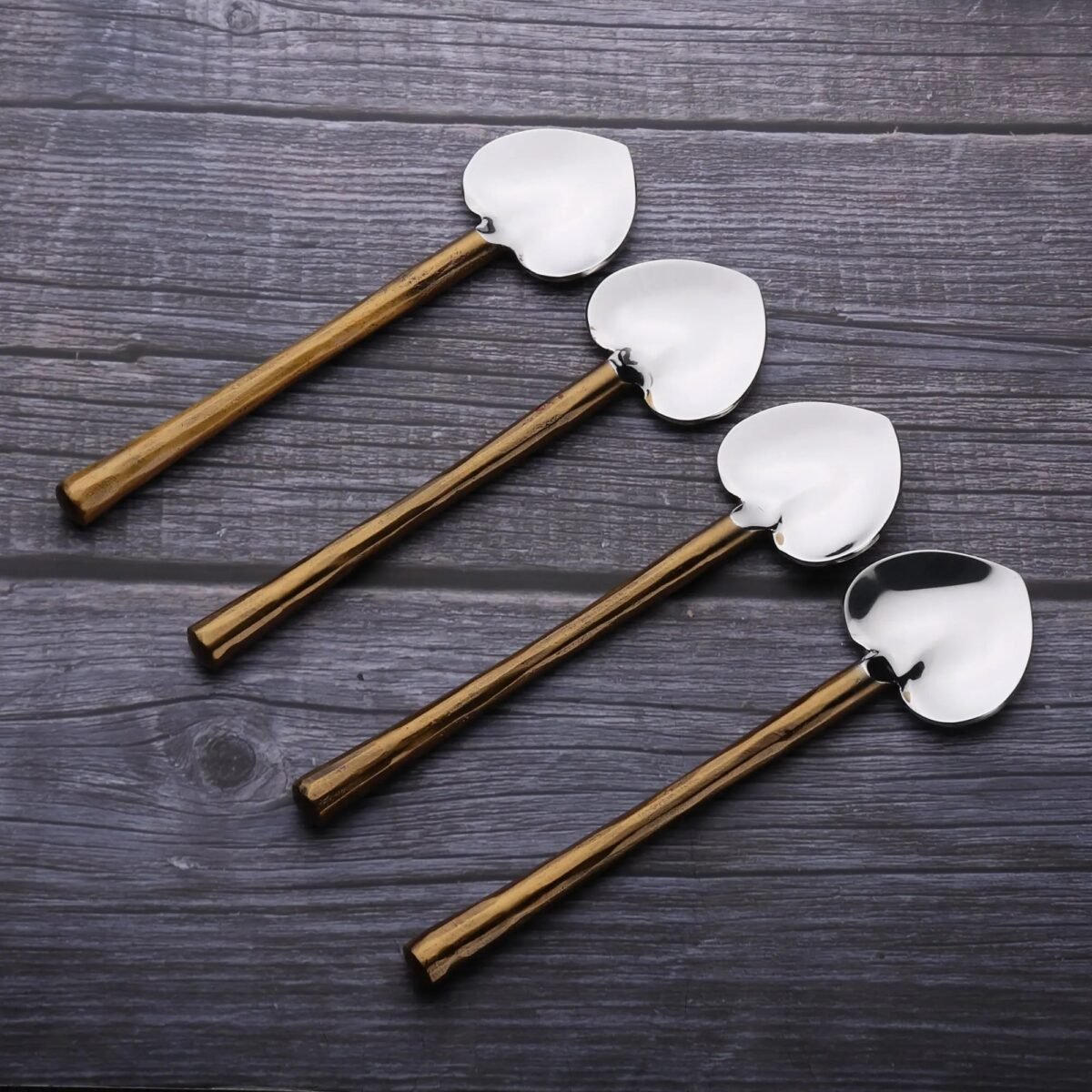 CAMELLIA HEART SPOON 4 PC. SET - Image 1