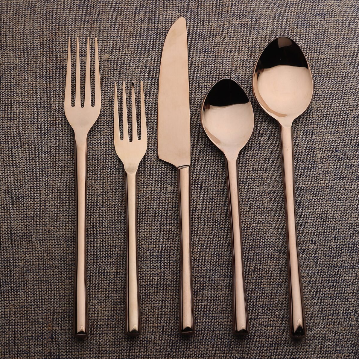 Camellia PVD Flatware, 5-Pc. Place Setting - Image 8