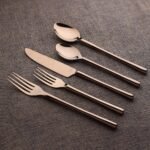 Camellia PVD Flatware, 5-Pc. Place Setting - Image 9