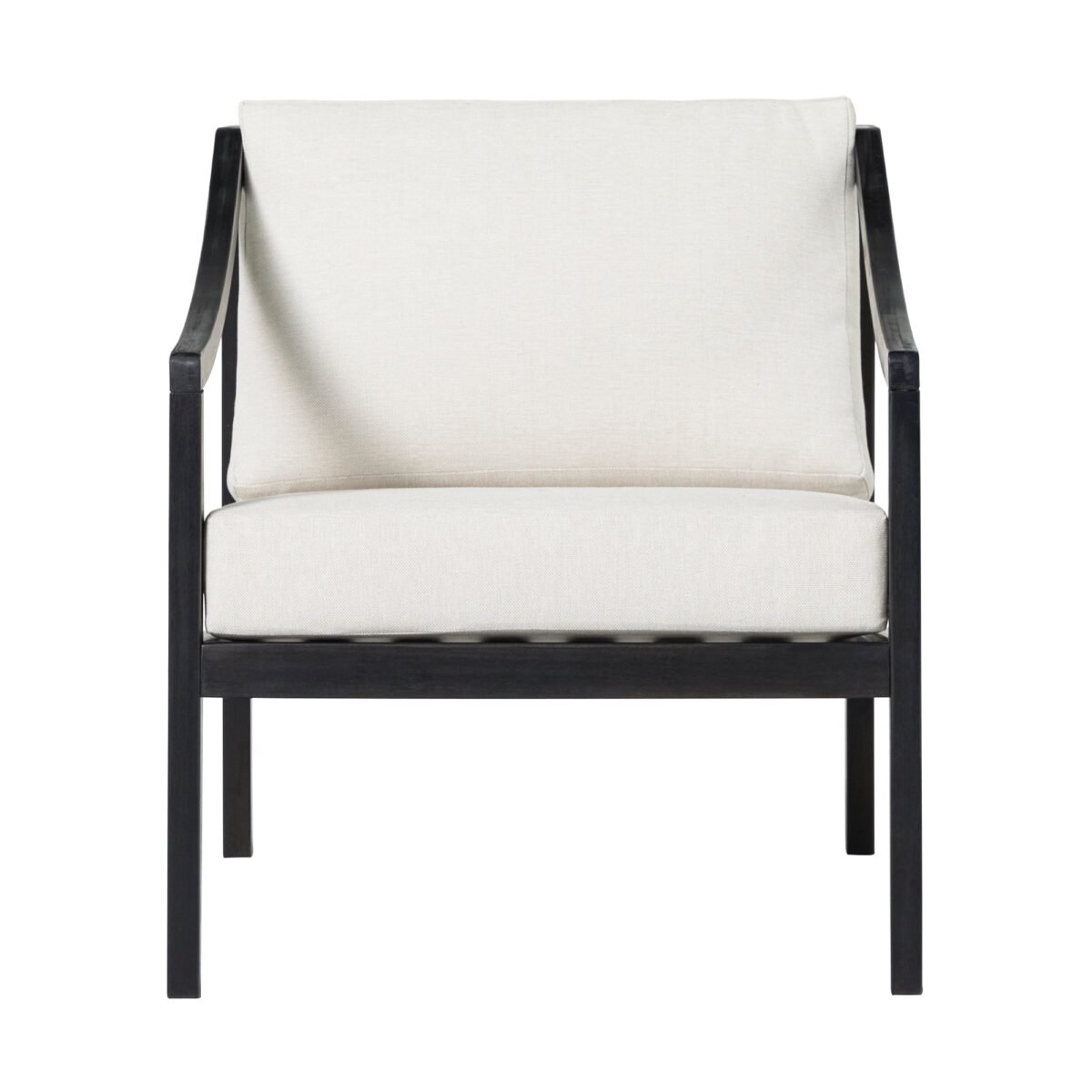 Cologne Modern Solid Wood Outdoor Lounge Chair - Image 4