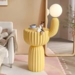 Cactus Bedside Table + Lamp - Image 3