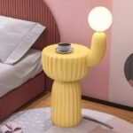Cactus Bedside Table + Lamp - Image 5