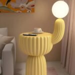 Cactus Bedside Table + Lamp - Image 4