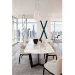 Marble Dining Table Rectangular Polished and Eased Edge - Image 2