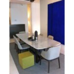 Marble Dining Table Rectangular Polished and Eased Edge - Image 3