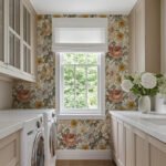 Chamomile Rose Hibiscus Flower Vintage Wallpaper - Image 5