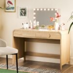 Chantelle Modern Curved Writing Desk - Image 3
