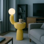 Cactus Bedside Table + Lamp - Image 9
