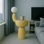 Cactus Bedside Table + Lamp - Image 8