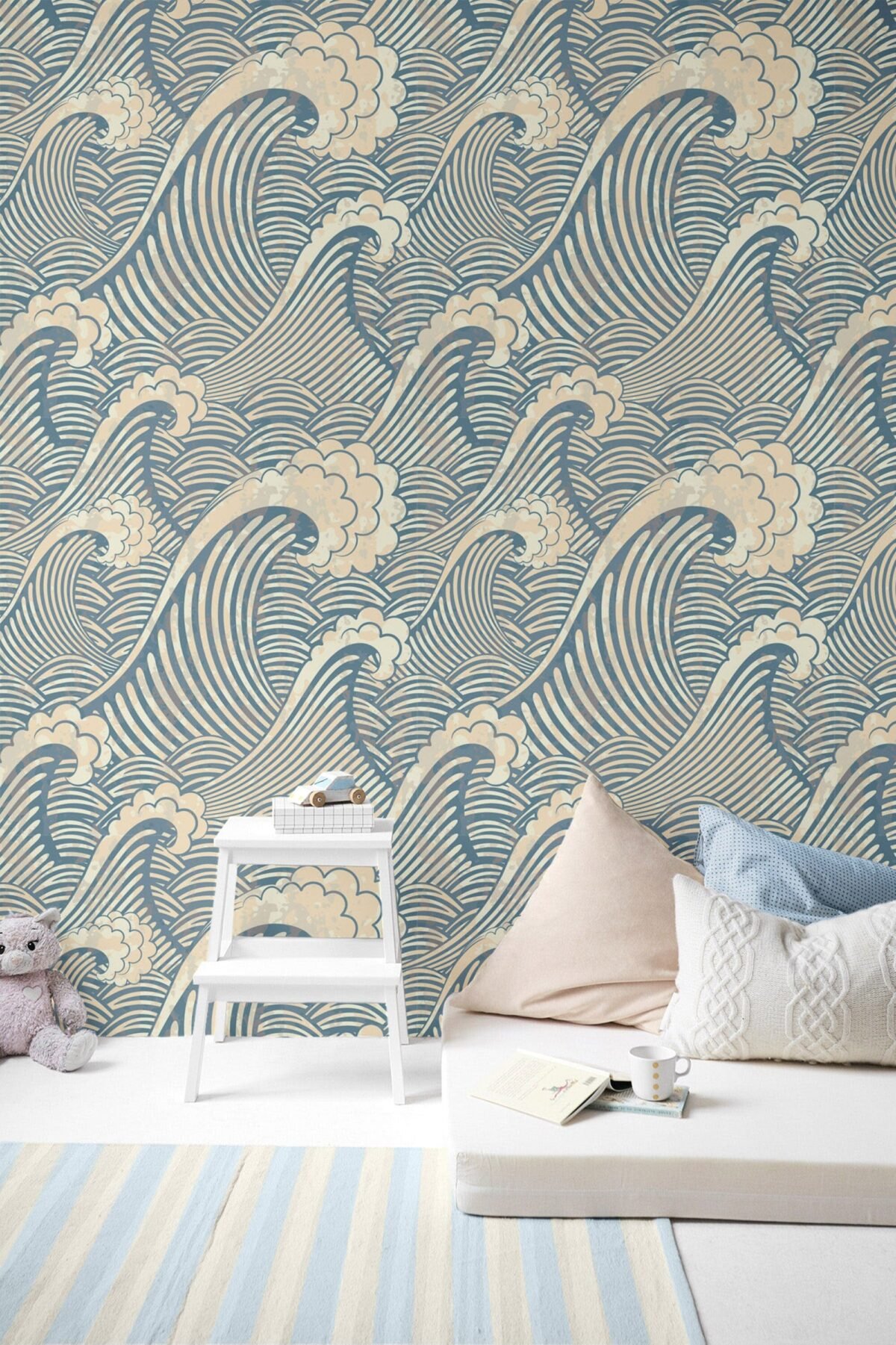 Aesthetic Wave Wallpaper Blue Hawaiian Waves Wallpaper - Image 6