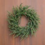 Elegant 28" Artificial Pine Wreath with Realistic Pinecones for Timeless Holiday Decor