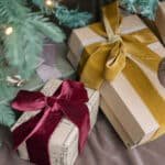 Burgundy Hand Dyed Velvet Ribbon - 10 Yards Each, Set of 2 for Elegant Gift Wrapping & Holiday Decor - Image 3