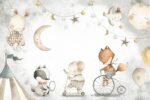 Forest Friends Wallpaper - Peel and Stick Nursery Mural - Image 3