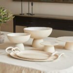 Charlotte Serving Bowl - Eco-Friendly Aluminum & Mango Wood Collection for Modern Entertaining - Image 3
