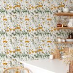 Cute Yellow Flowers Pattern Wallpaper - Image 2