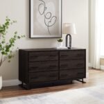 Danae Modern Wood and Metal L-Leg Dresser - Image 5