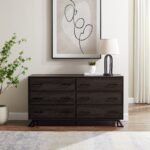 Danae Modern Wood and Metal L-Leg Dresser - Image 6