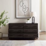 Danae Modern Wood and Metal L-Leg Dresser - Image 7
