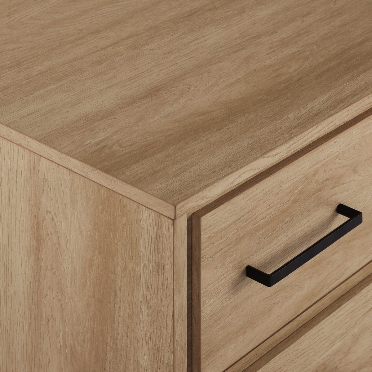 Danae Modern Wood and Metal L-Leg Dresser - Image 4