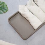 Faux Leather Oblong Serving Tray, Brown - Image 2