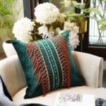 Plumery Velvet Cushion Cover 20x20 inch - Image 2