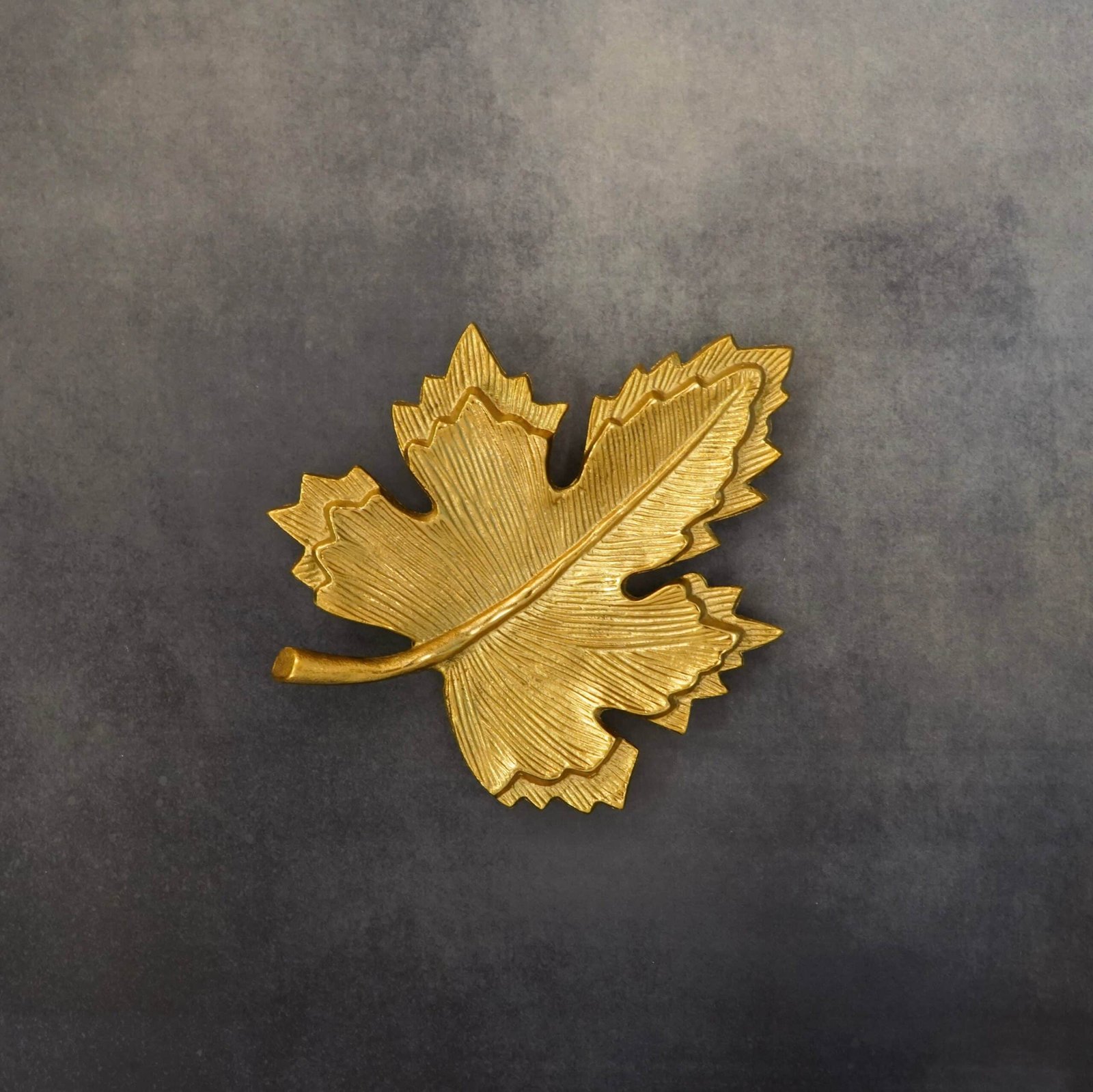 DSC02028 Golden Grape Leaf Wall Decor, Medium - Image 1