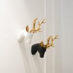 Reindeer Wall Decor White & Gold - Image 2