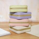 Faux Leather Travel Jewellery Box, Lavender - Image 5