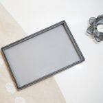 Grey Faux Leather Serving Tray, Small - Image 2