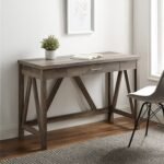 A-Frame Rustic Desk Console Table - Image 3