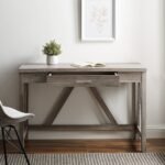 A-Frame Rustic Desk Console Table - Image 5