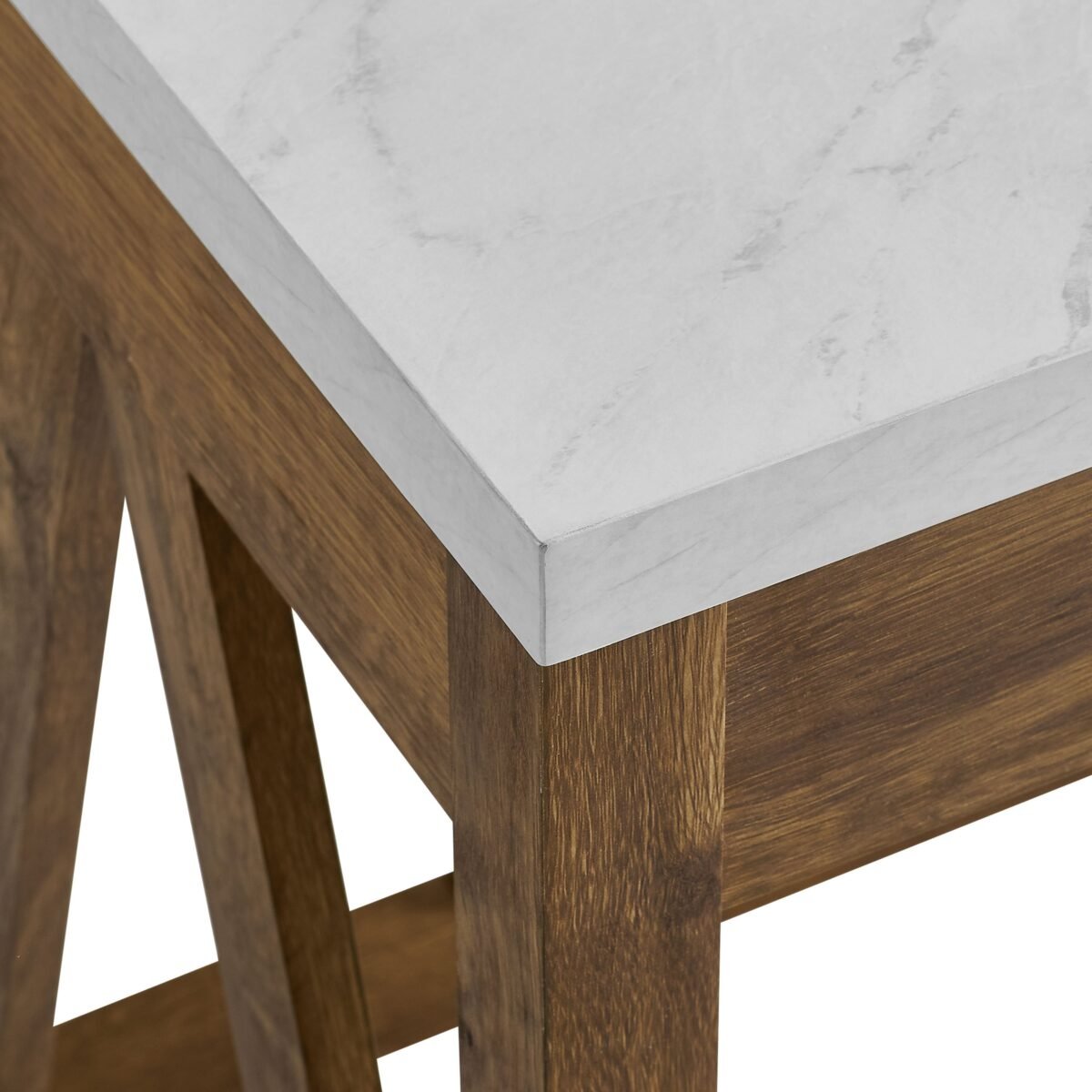 A-Frame Rustic Desk Console Table - Image 2