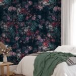 Dark Background Pink Flower Wallpaper - Moody Wallpaper - Image 6