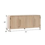 Chantelle Modern Curved Buffet Sideboard and TV Stand - Image 19
