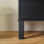 Elias Modern Curved-Frame Solid Wood Nightstand - Image 18