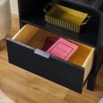 Elias Modern Curved-Frame Solid Wood Nightstand - Image 16