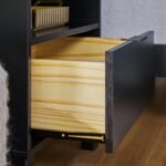 Elias Modern Curved-Frame Solid Wood Nightstand - Image 19