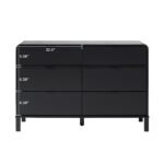 Elias 6-Drawer Contemporary Dresser with Curved Top - Image 13