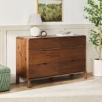 Elias 6-Drawer Contemporary Dresser with Curved Top - Image 12