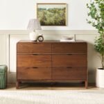Elias 6-Drawer Contemporary Dresser with Curved Top - Image 6